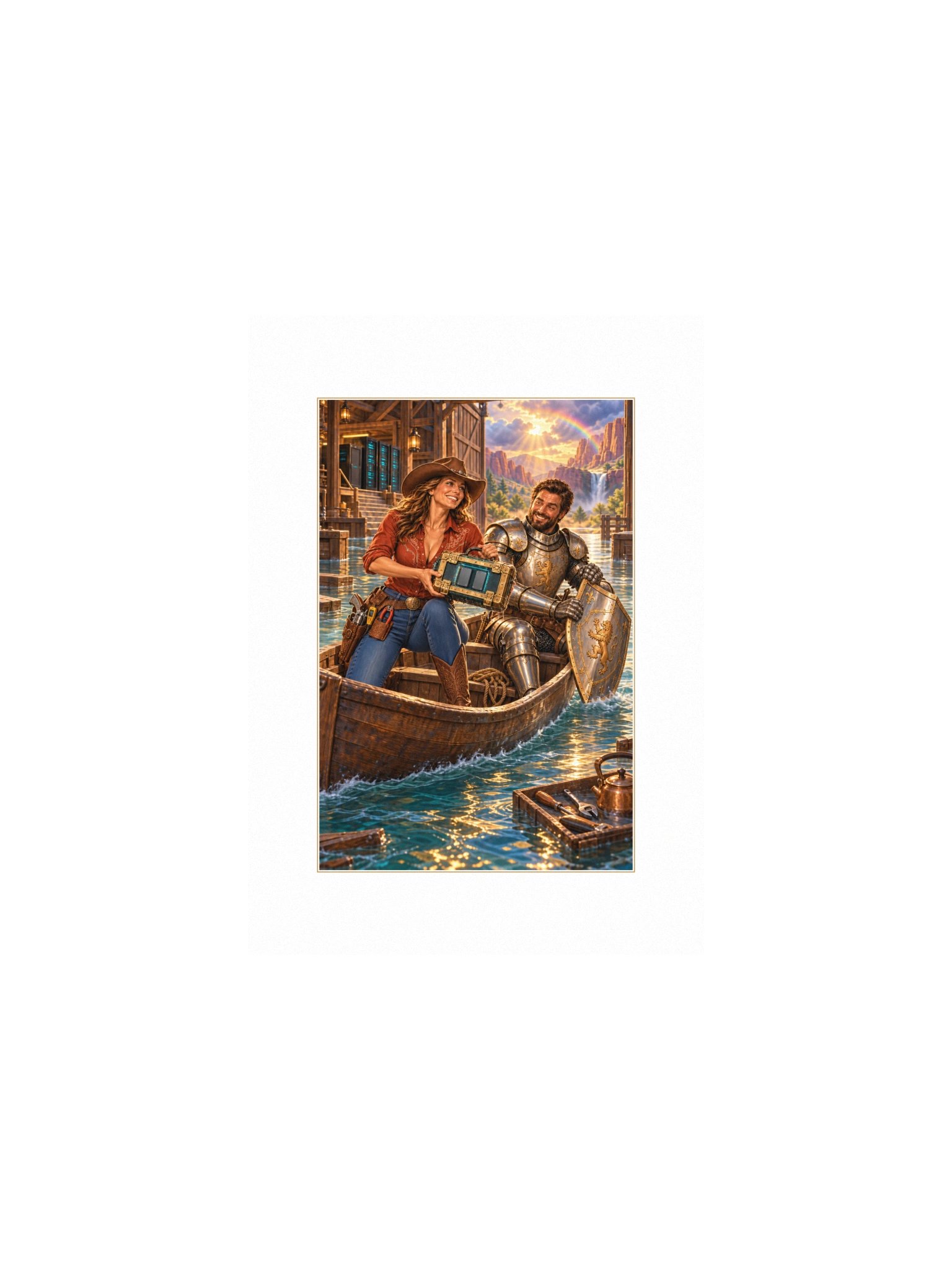 Disaster Recovery Small Art Print product image (1)