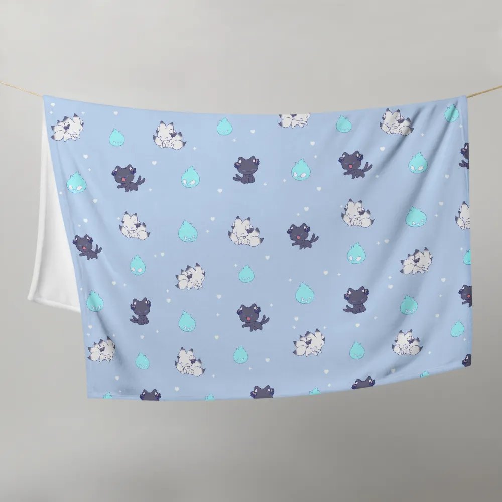 meiya, meinya & wisps blanket (blue) product image (9)
