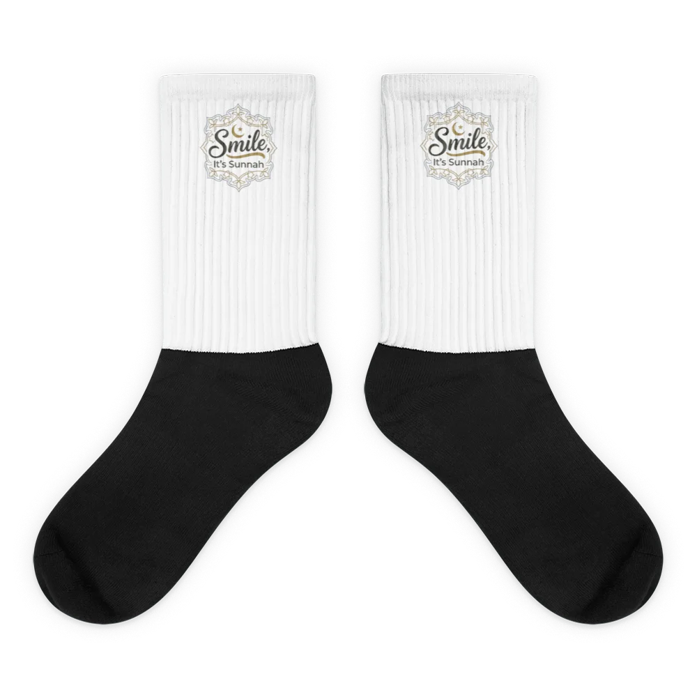 Smile it's Sunnah - Two Toned Socks product image (1)