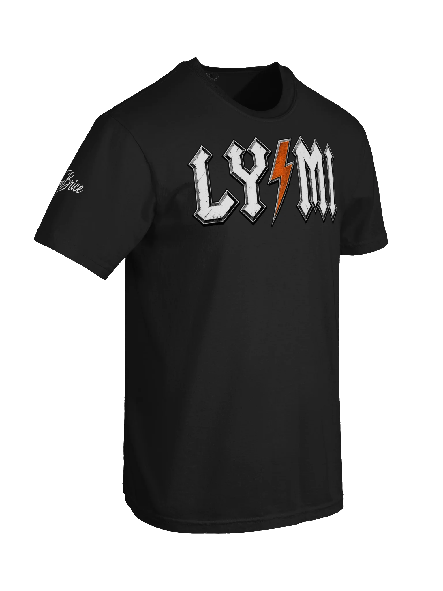 LYM Lightning Bolt Heavy Metal Tee(Unisex)(white ink) product image (38)