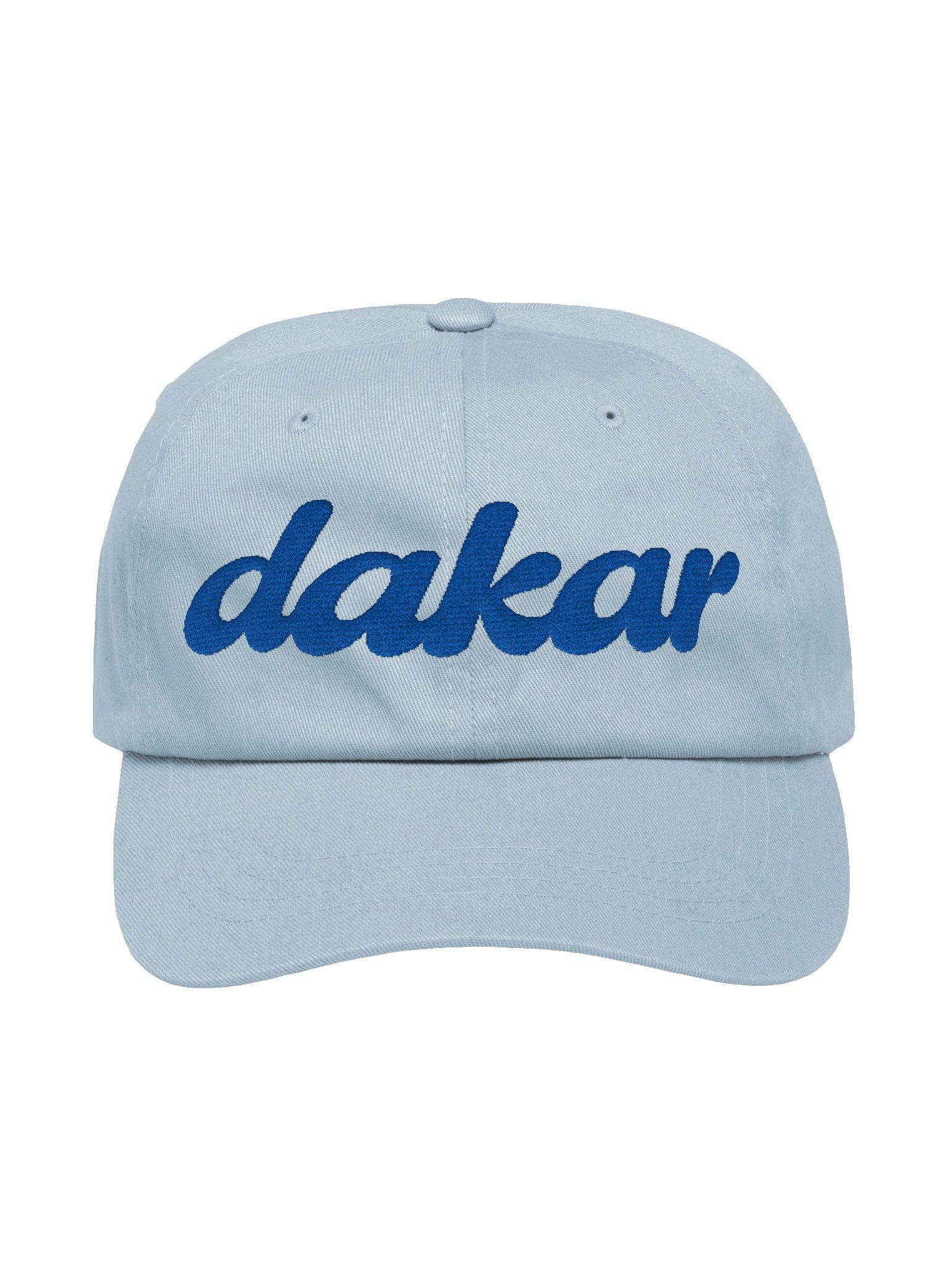 Dakar Blue Script Dad Hat product image (1)