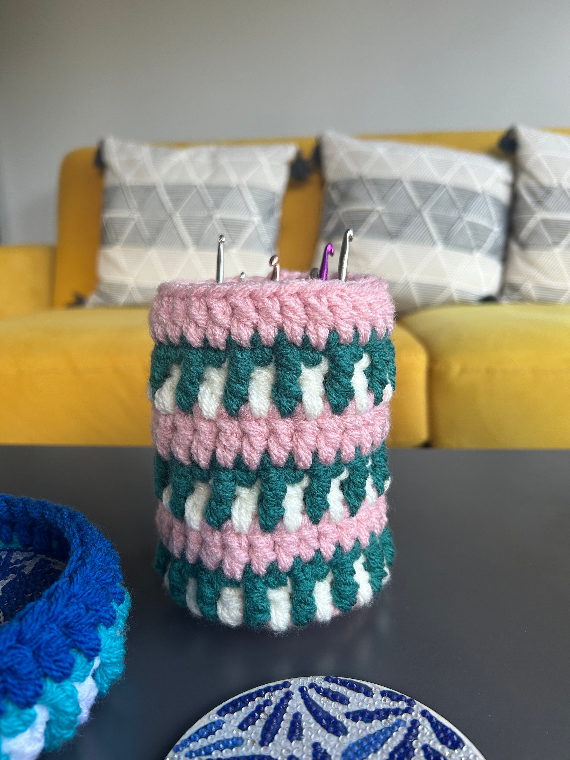 Interlocking Crochet Basket PDF Pattern product image (2)
