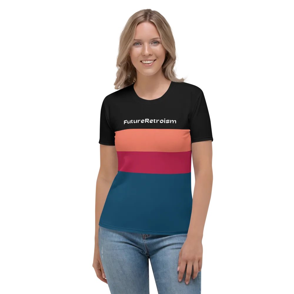 FR AOP Women's Crew Neck T-Shirt product image (1)