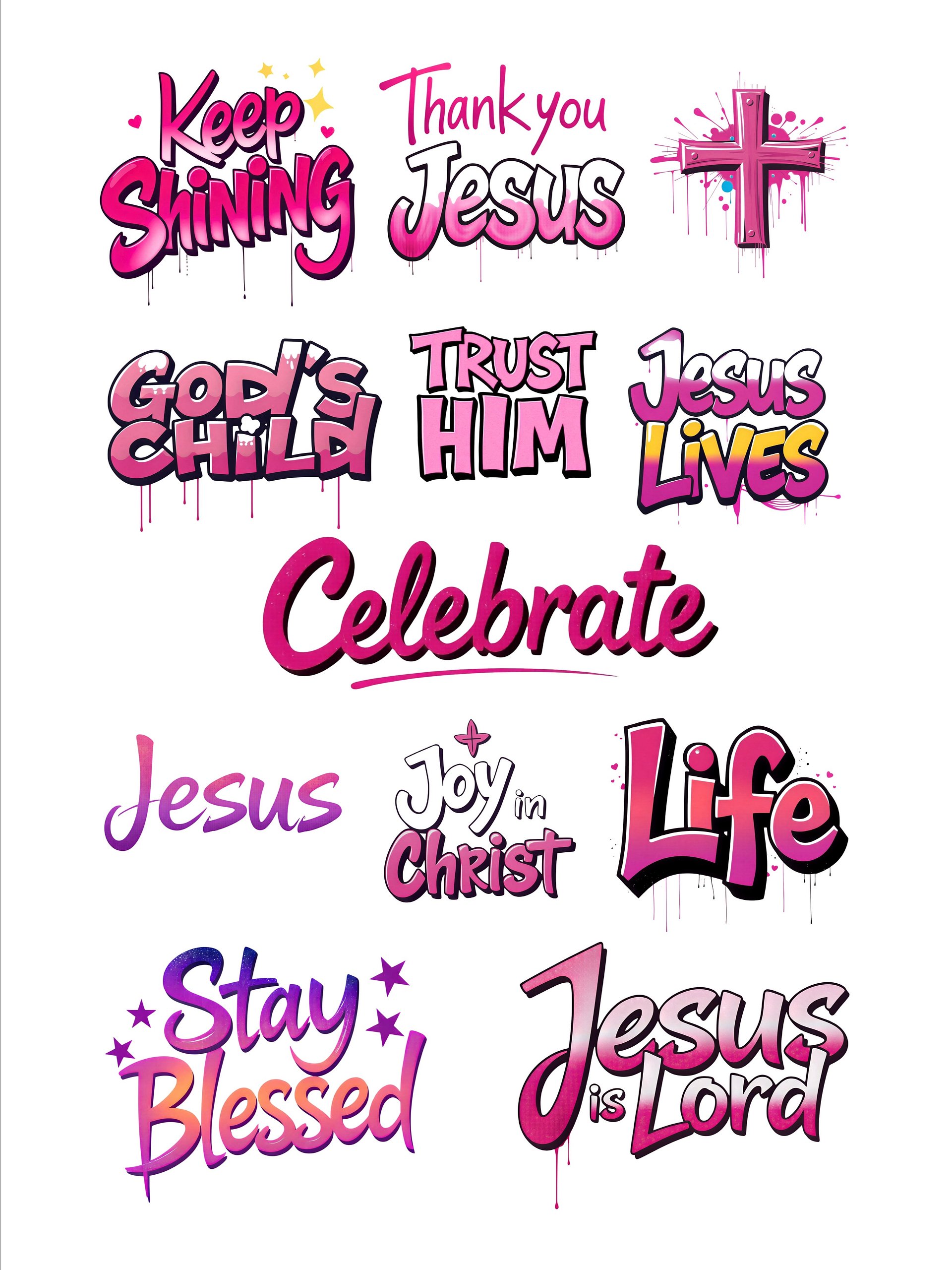 Faith And Pretty Things Girly Style Cutouts product image (3)