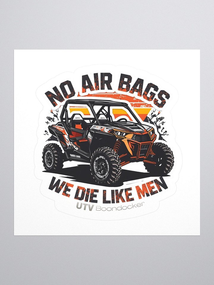 No Air Bags sticker set product image (1)