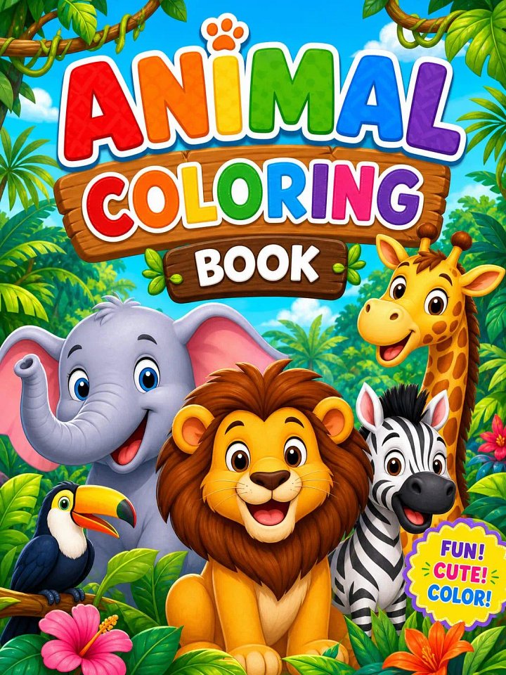 Learn to Draw Animals for Kids Easy Trace Color and Complete Drawing Activity Book product image (1)