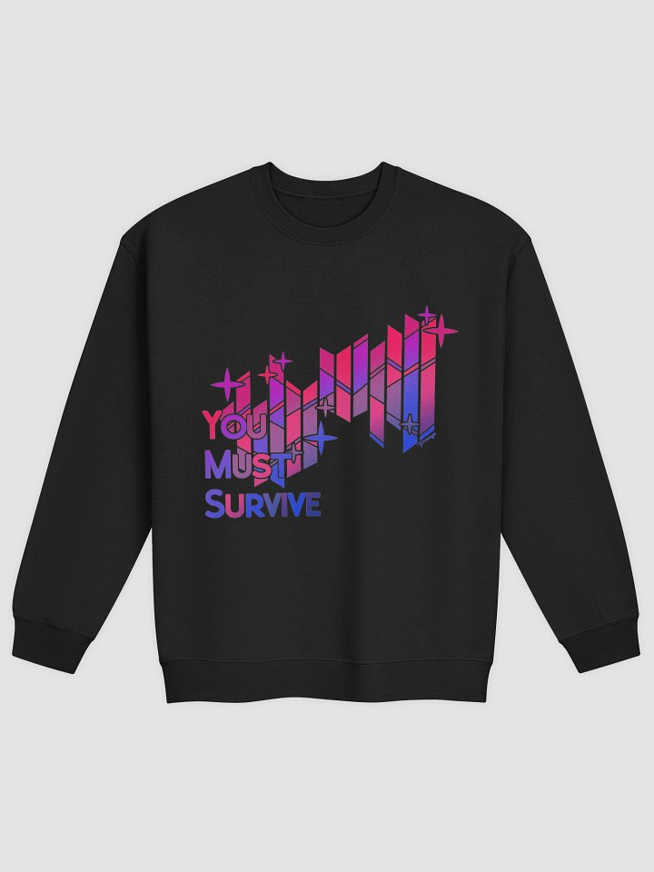 BISEXUAL "YOU MUST SURVIVE" Stained Glass Sweatshirt product image (1)