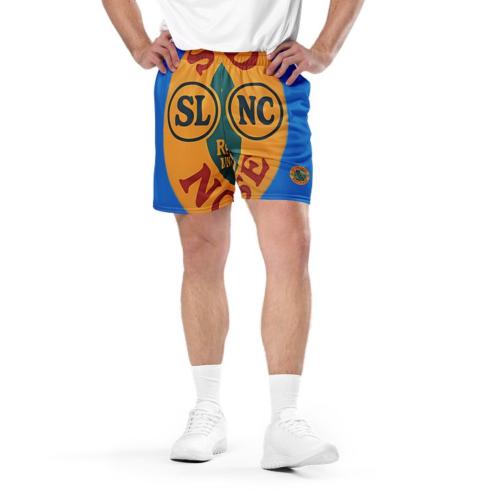 SLNC Logo Mesh Shorts (Blue) product image (2)