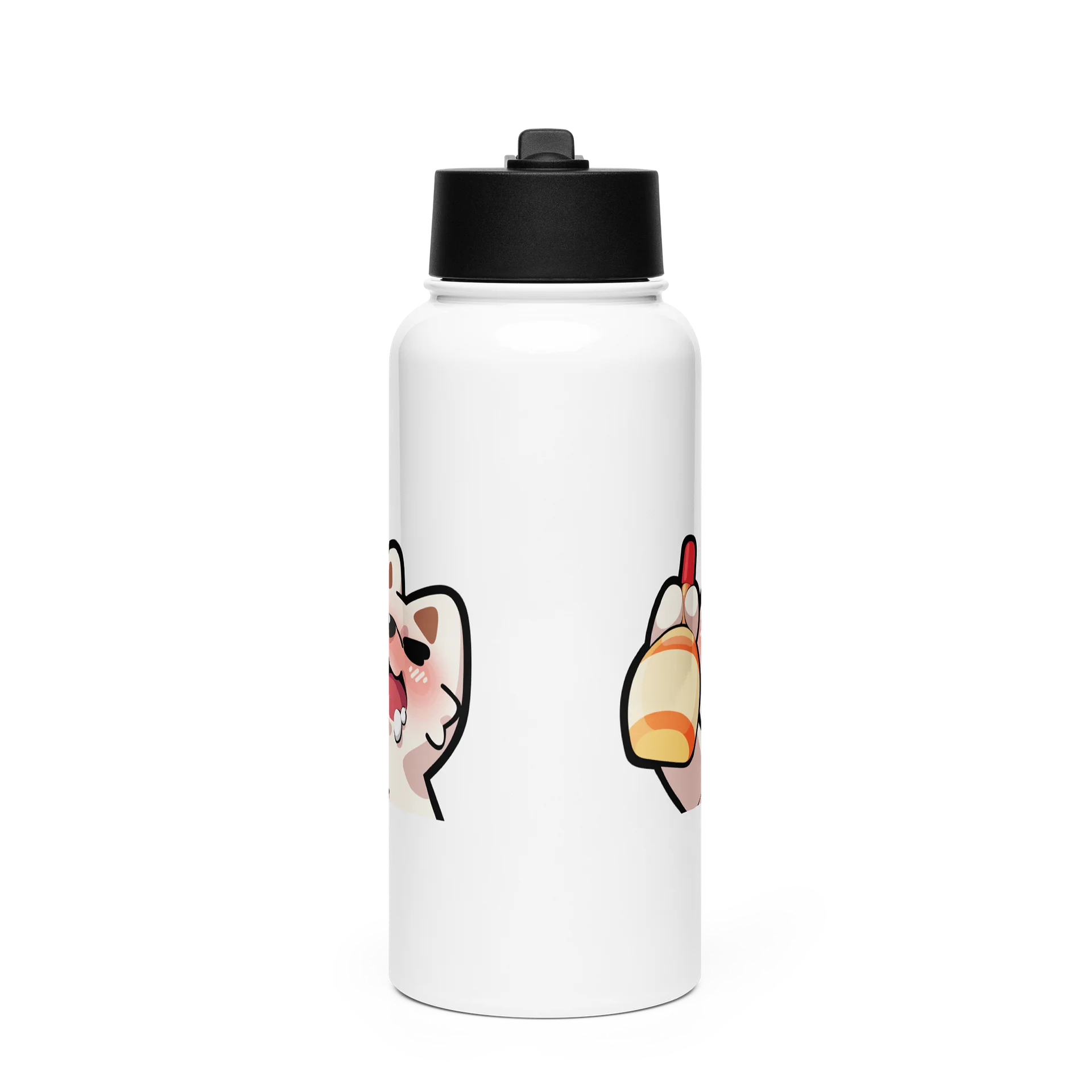 Drunk Stainless Steel Water Bottle with a Straw product image (2)