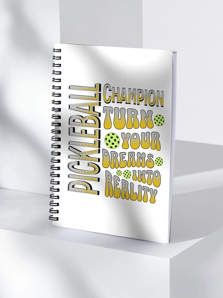 Champion Dreams Turn Your Dreams Into Reality Spiral Notebook product image (1)