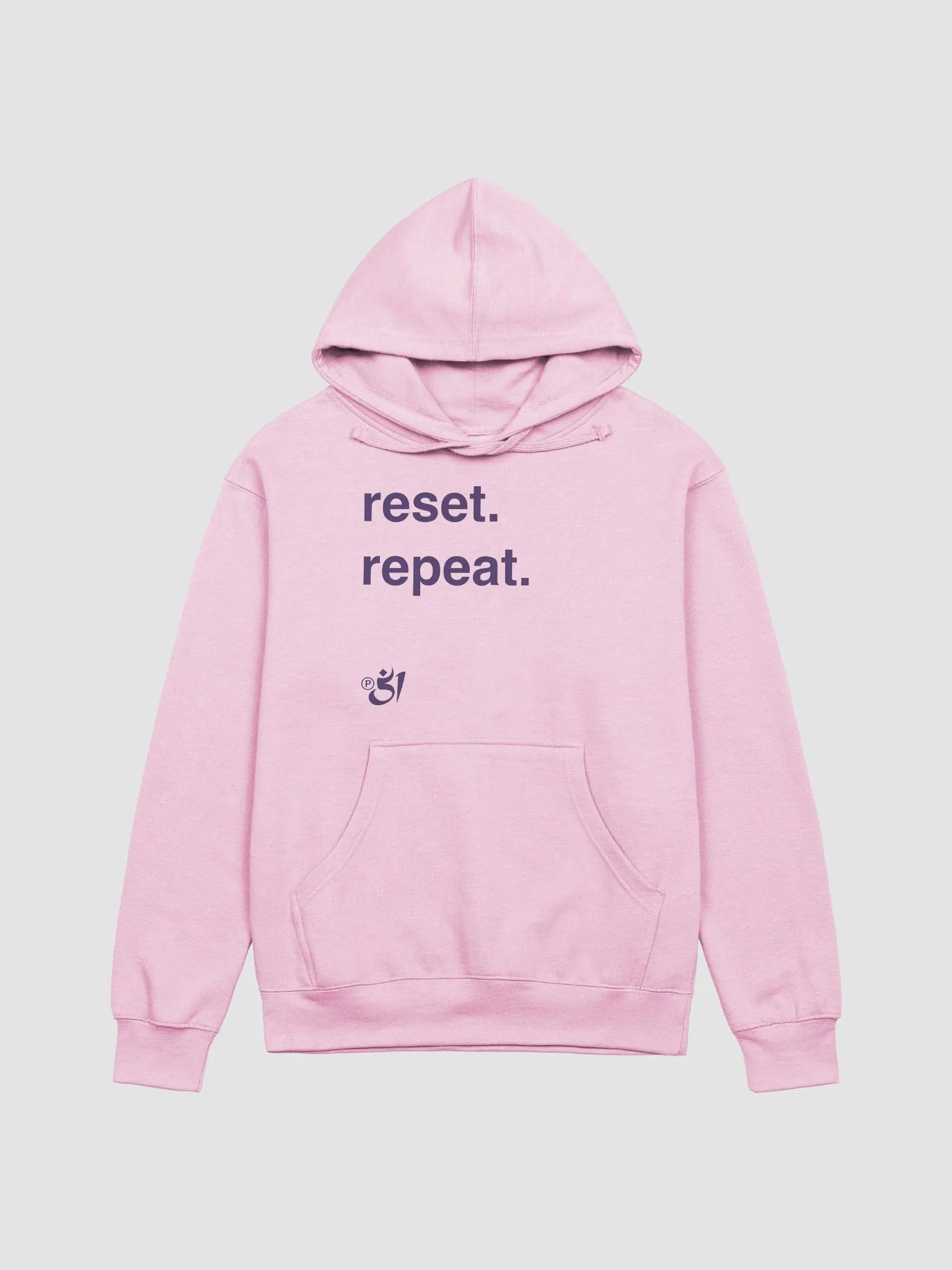 reset. repeat. hoodie product image (1)