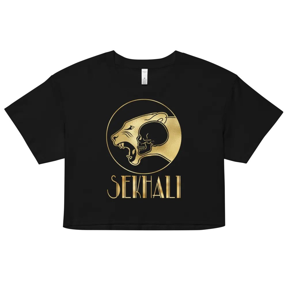 Sekhali Logo Gilded Crop Top product image (1)