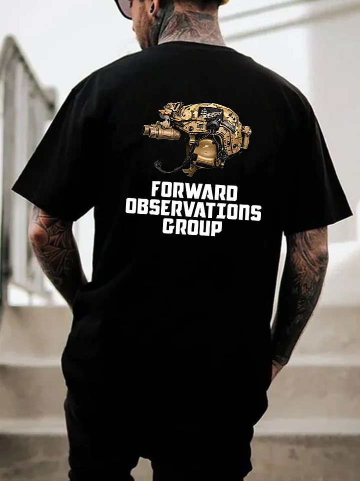 Forward Observations Group Tactical Helmet Graphic Unisex Tee product image (1)