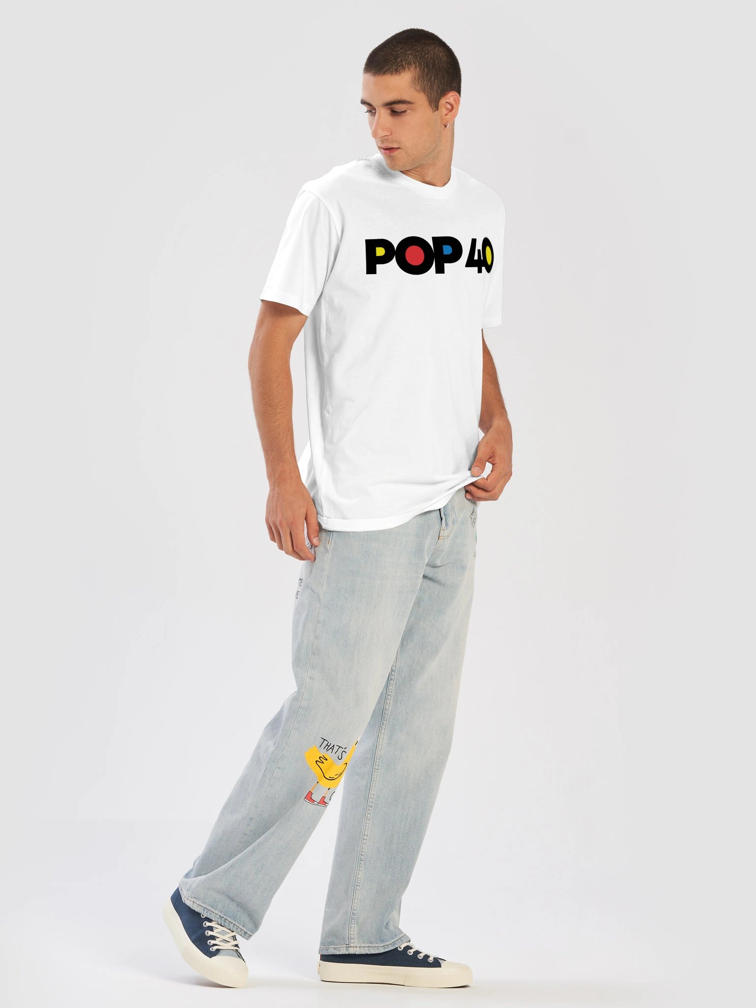 POP40 - Tee Shirt (White) product image (3)