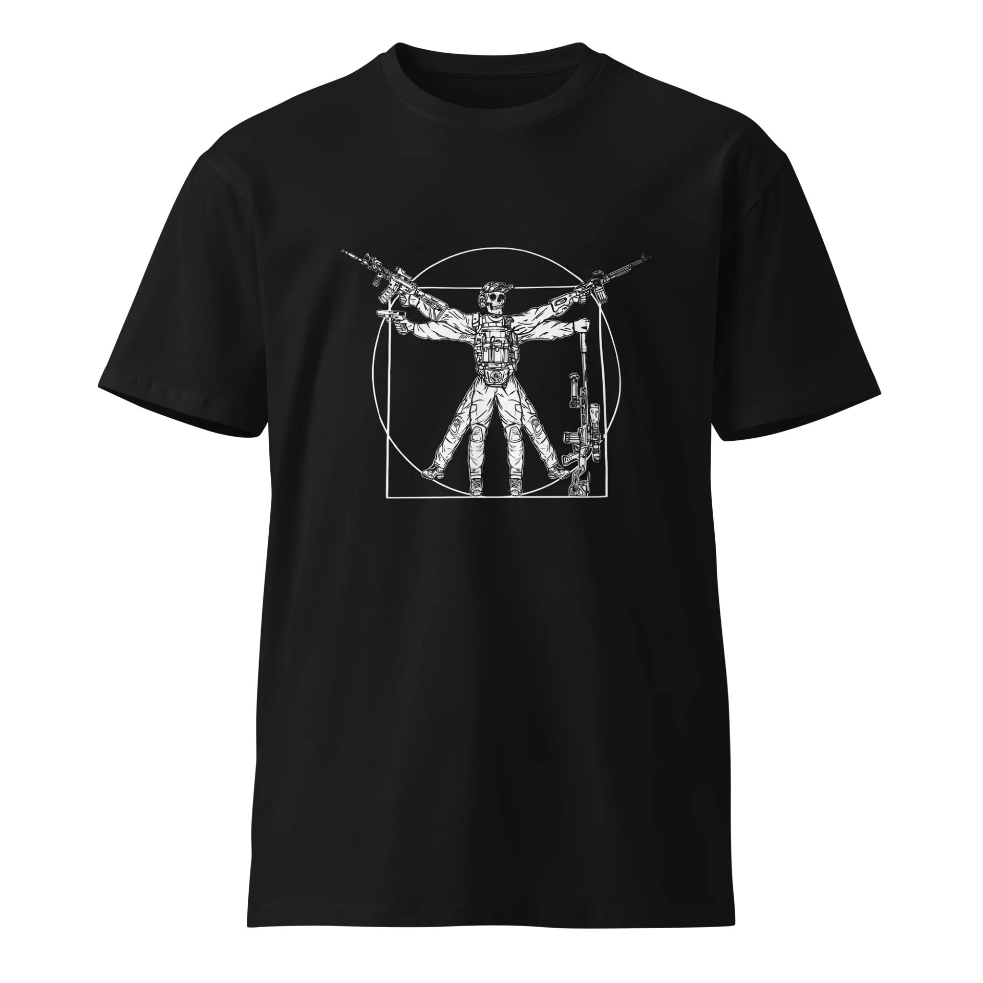 FOG Vitruvian tactical man Premium T-Shirt product image (2)