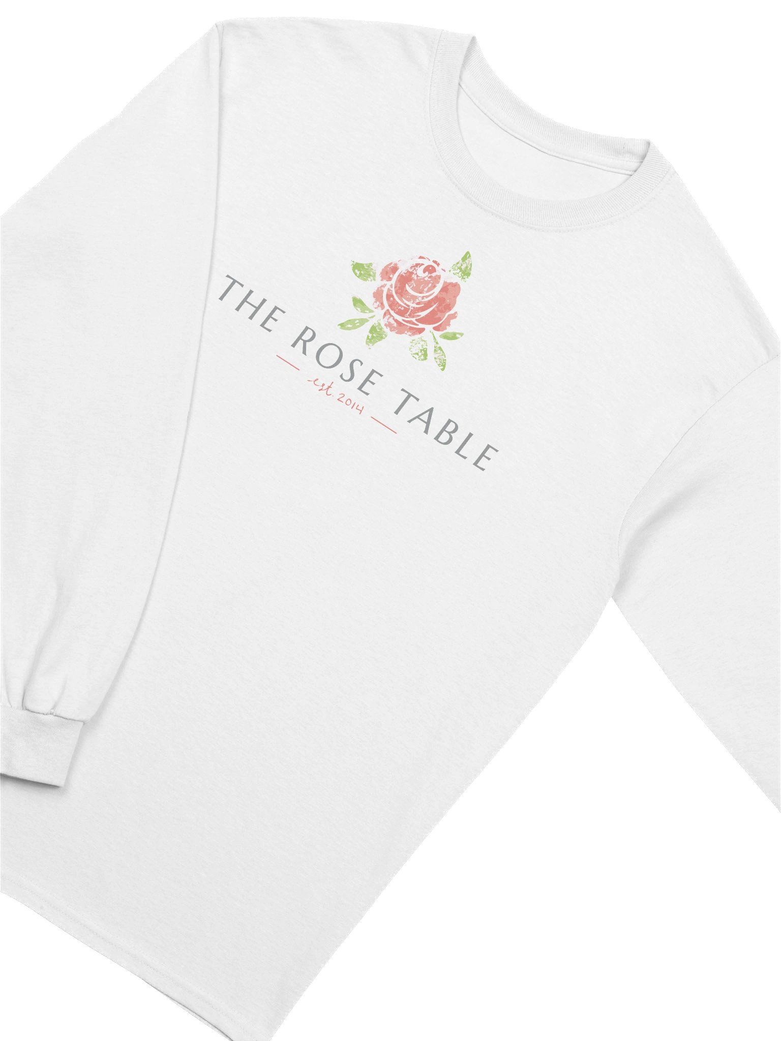 Rose Table Cotton Long Sleeve T-Shirt product image (15)