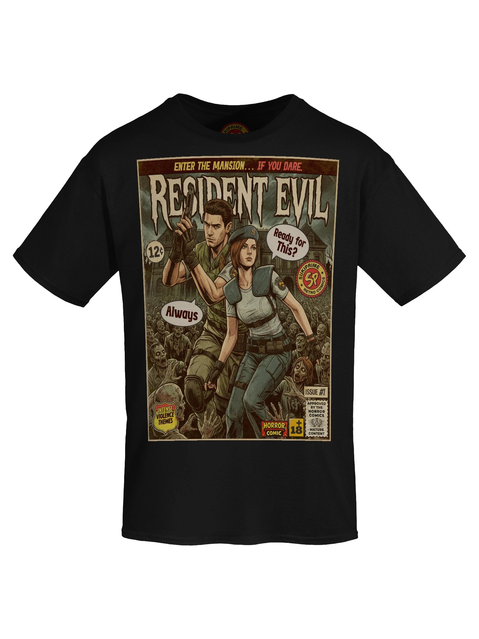 Resident Evil Classic Comic Art T-Shirt product image (5)