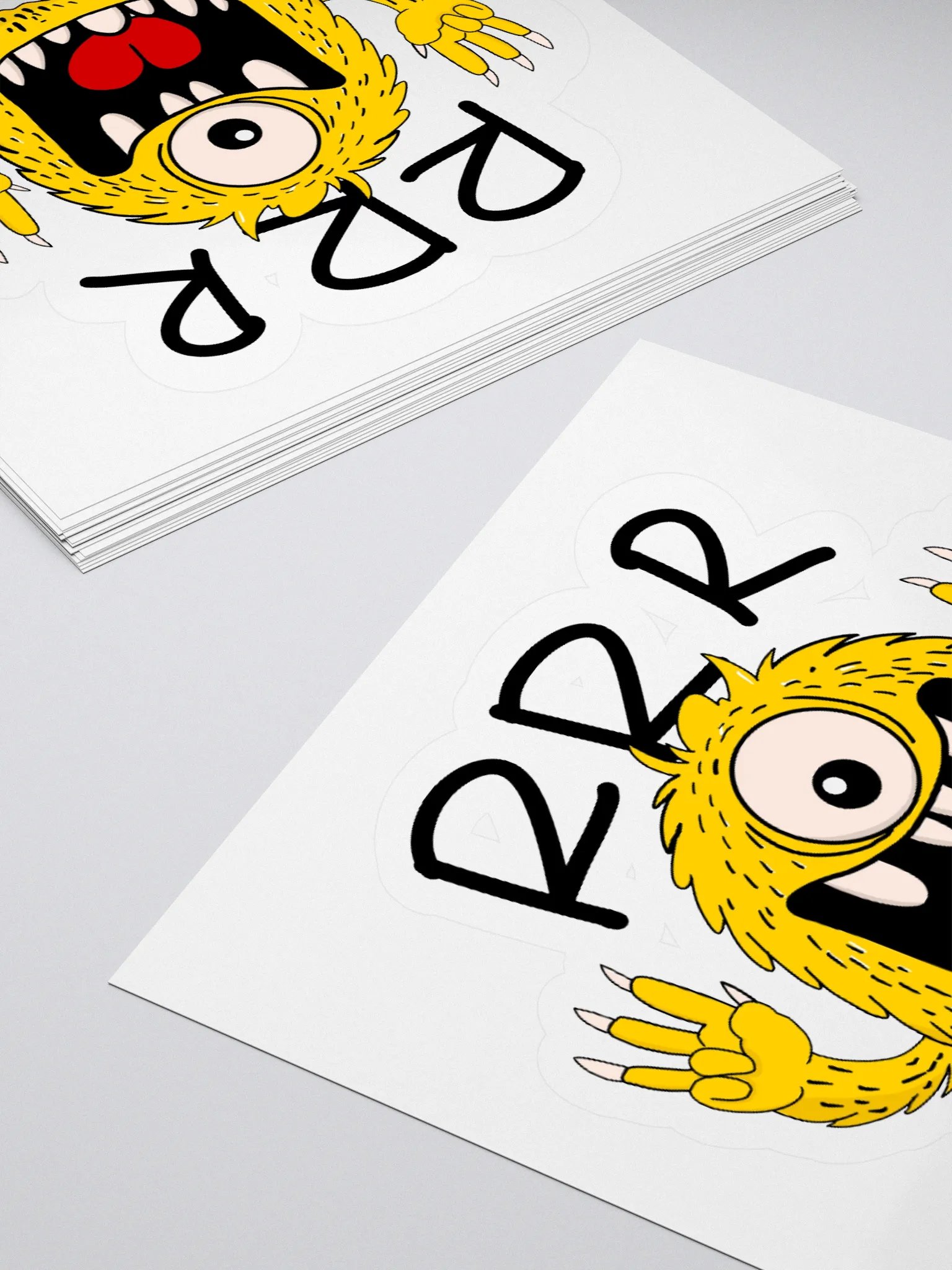 Monster with a Message Kiss Cut Stickers product image (12)
