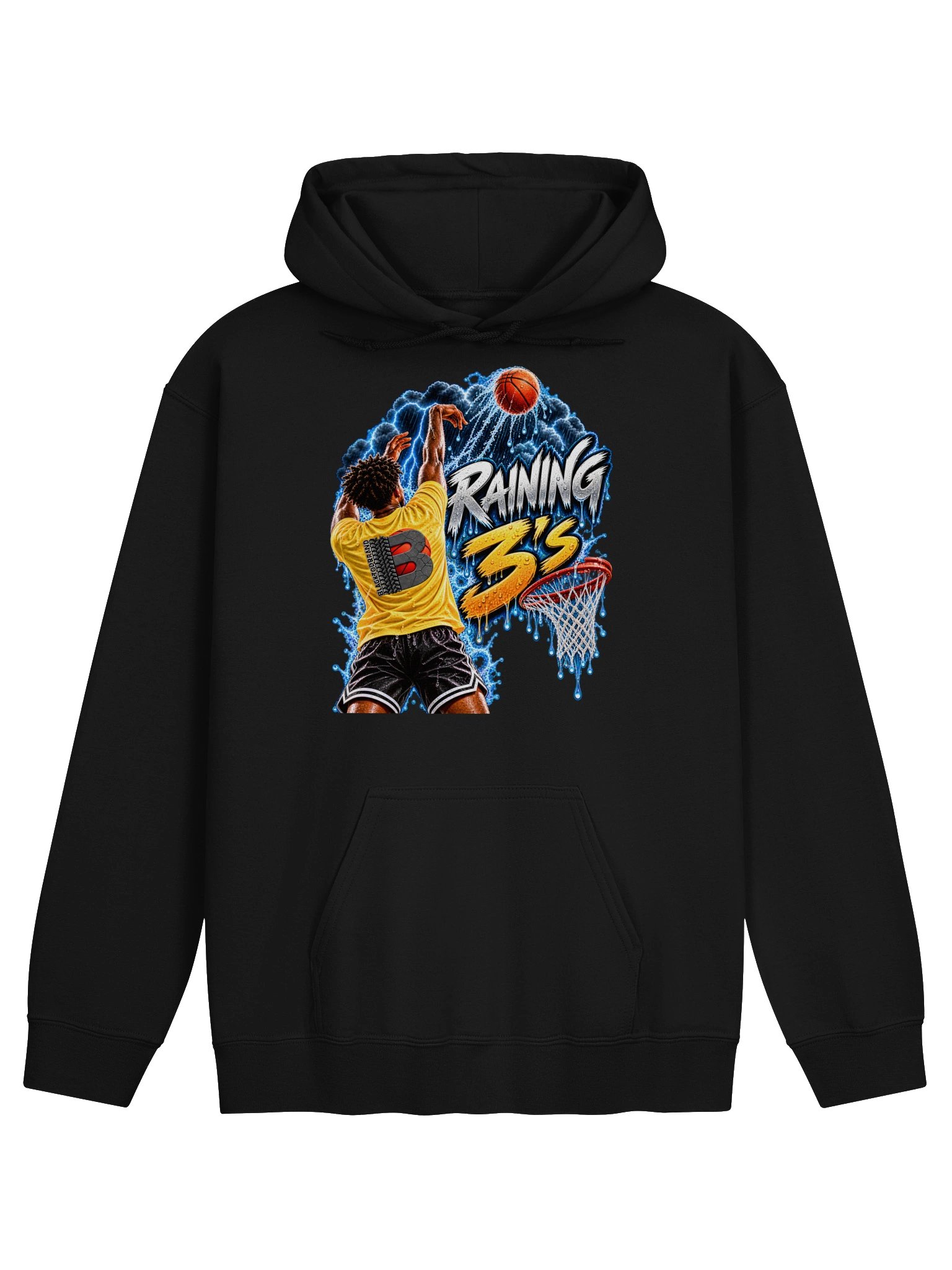Blacktop Brand Raining 3's Pullover Hoodie product image (6)