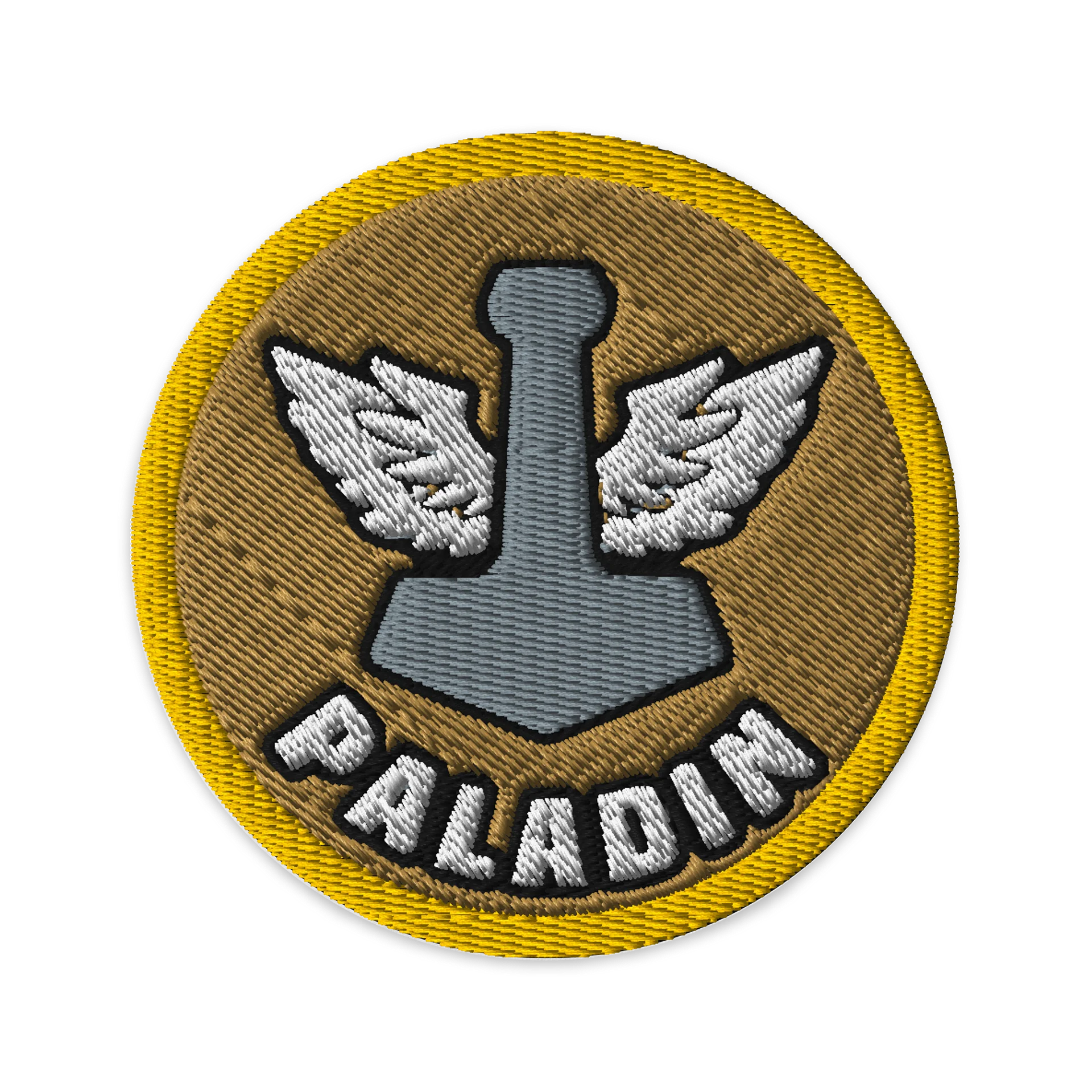 Battle Baubles Paladin Class Embroidered Patch product image (1)
