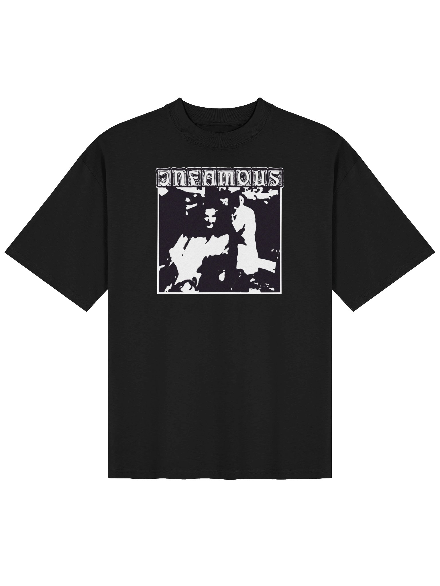 INFAMOUS Noir Graphic Oversized Tee product image (2)