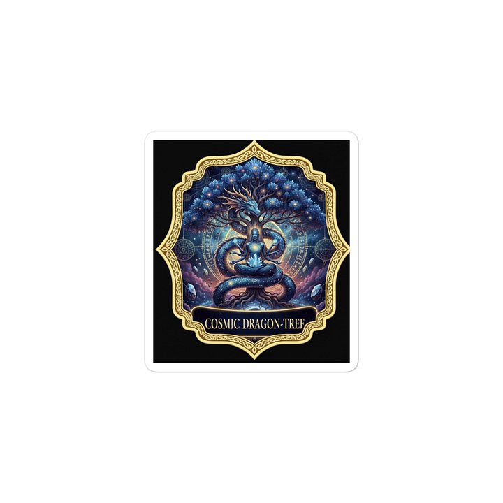 Cosmic Dragon-Tree Kiss Cut Stickers product image (1)