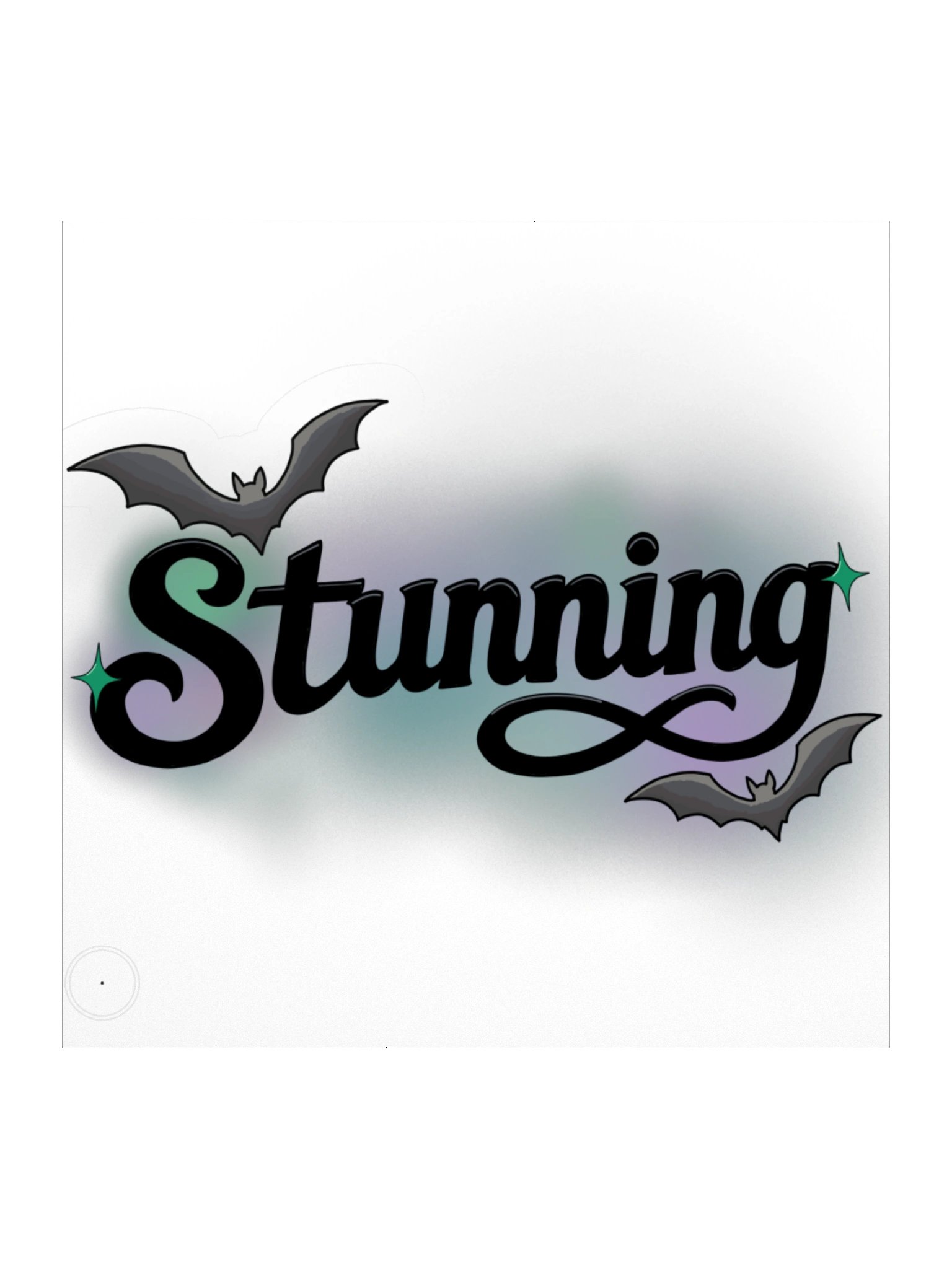Stunning - Black Text Sticker product image (1)