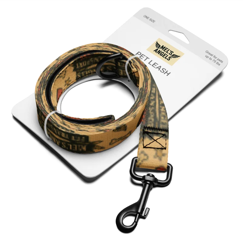 Mel’s Angels Custom Dog Leash – Vintage Tattoo Flash Print, 6ft Durable Polyester Lead with Padded Handle product image (7)