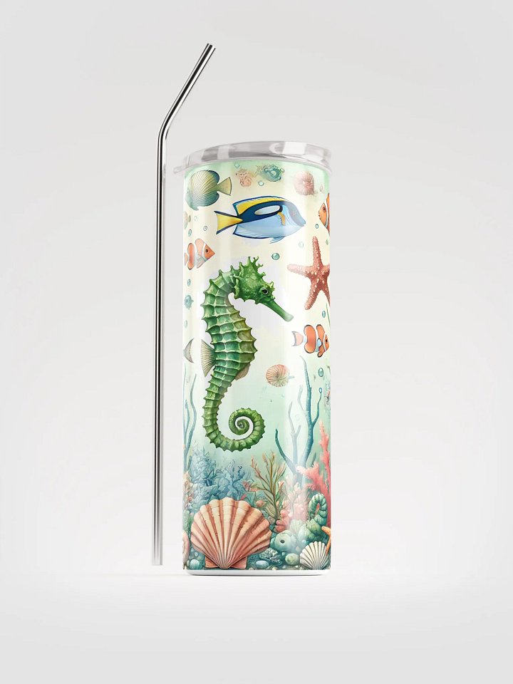 Oceanic Elegance Stainless Steel Tumbler product image (1)