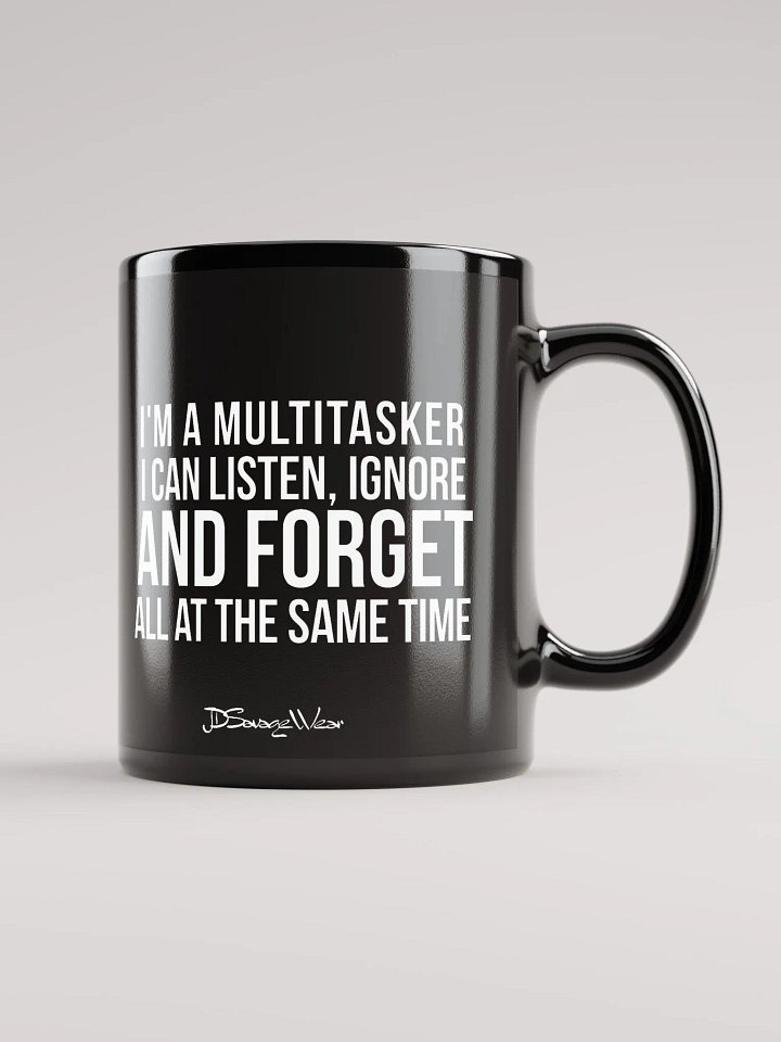 Multitasker Black Glossy Mug product image (1)