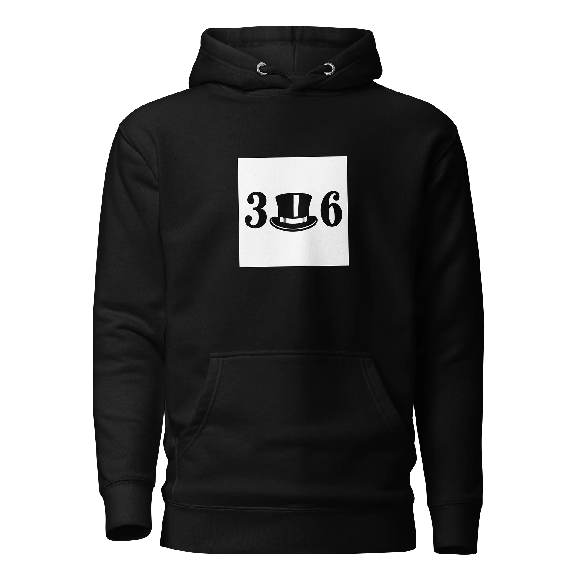 3 Hat 6 hoodie blk product image (1)