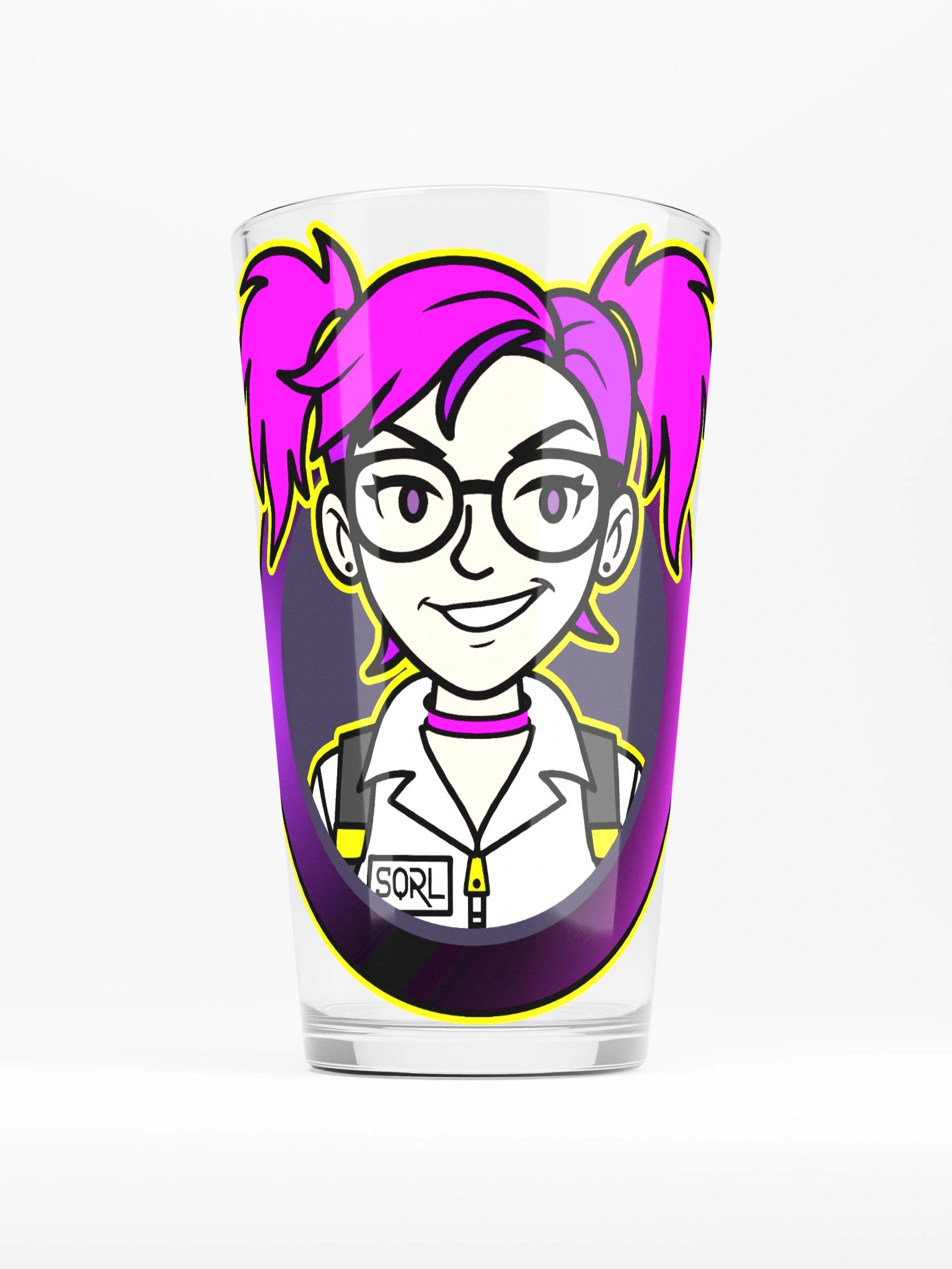 SQRL 16 oz Tumbler Glass product image (1)