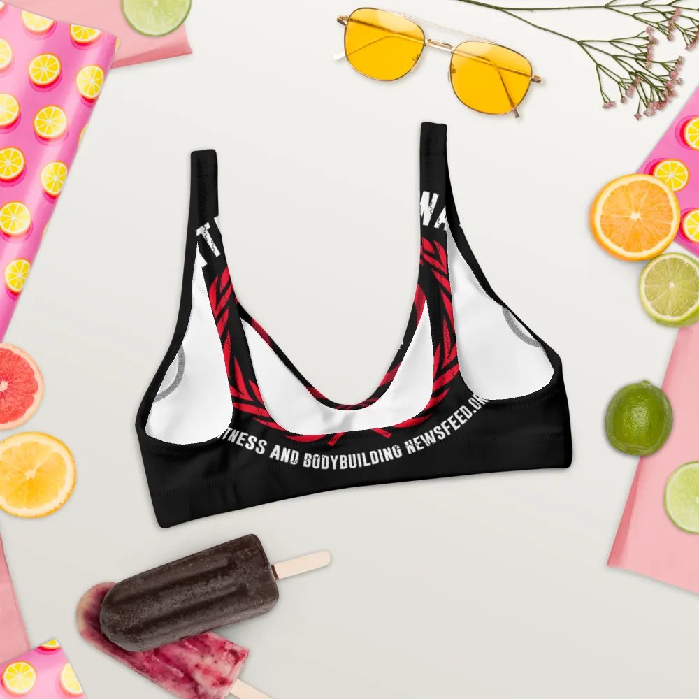 IFBNewsfeed.Org's All-Over Print Recycled Padded Bikini Top product image (2)