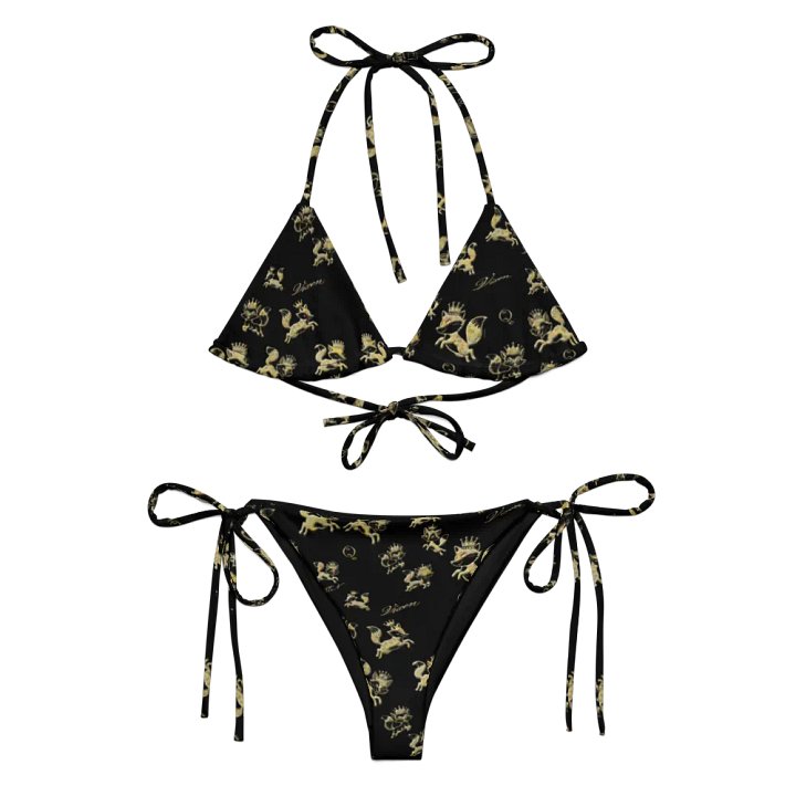 Vixen Queen Golden Vixen Black String Bikini product image (1)