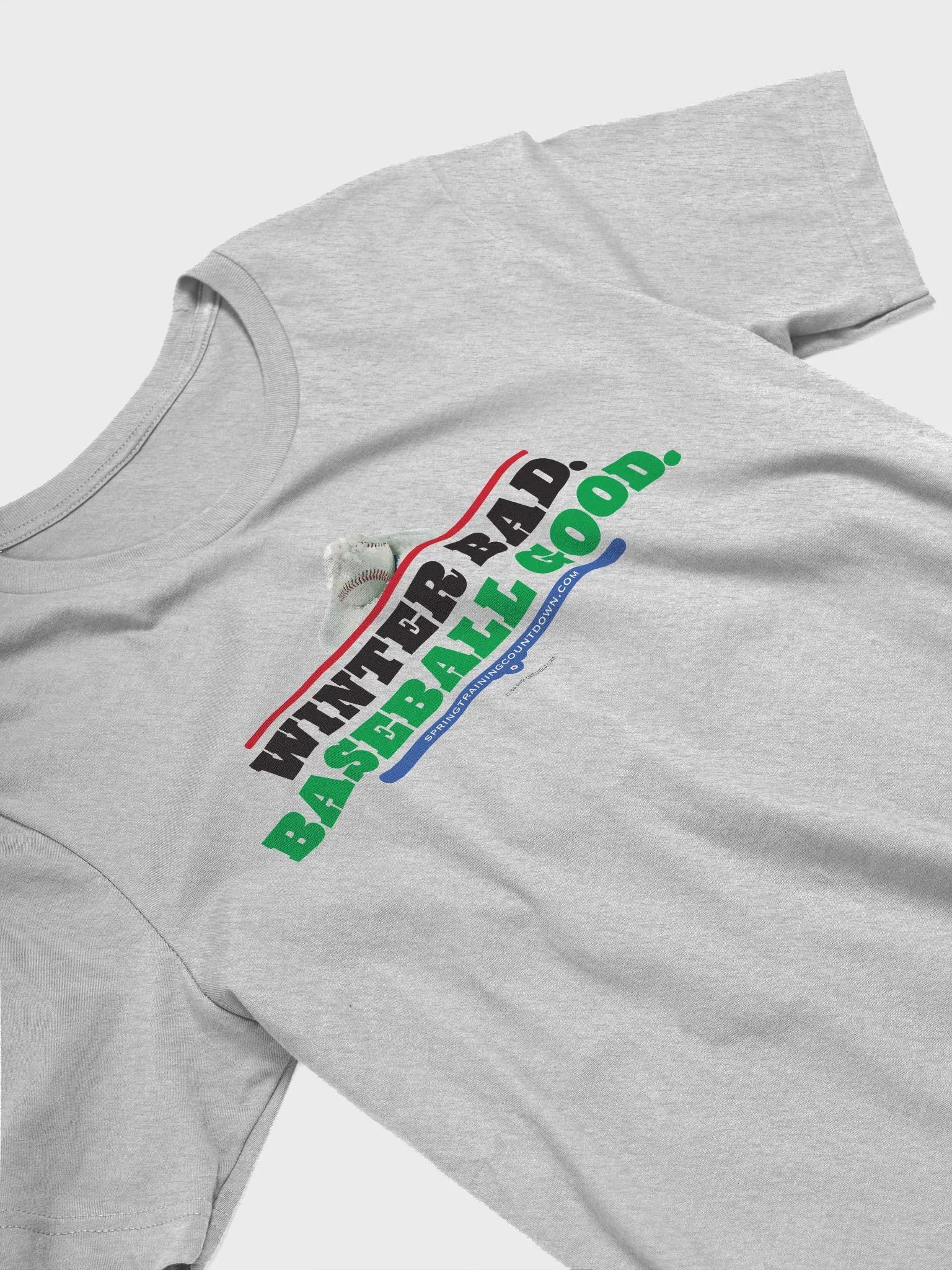 Winter Bad Baseball Good Tee product image (3)