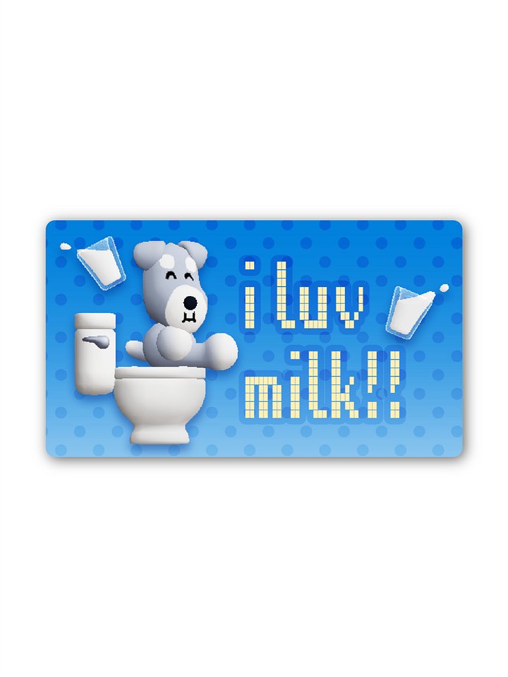 I Luv Milk Sticker product image (1)