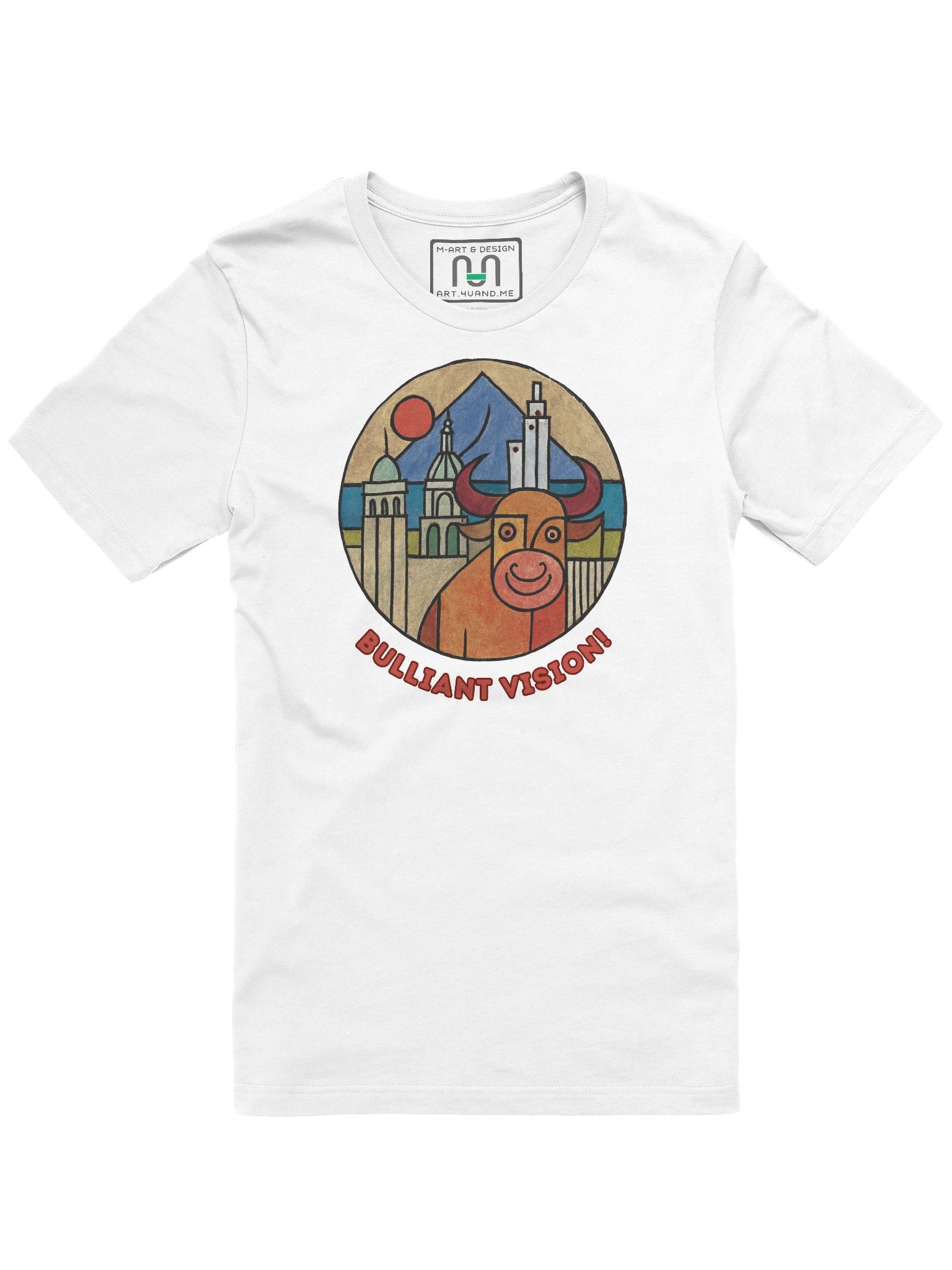 Bulliant Vision Tee – Abstract Art Meets Urban Culture | M-Art & Design product image (97)