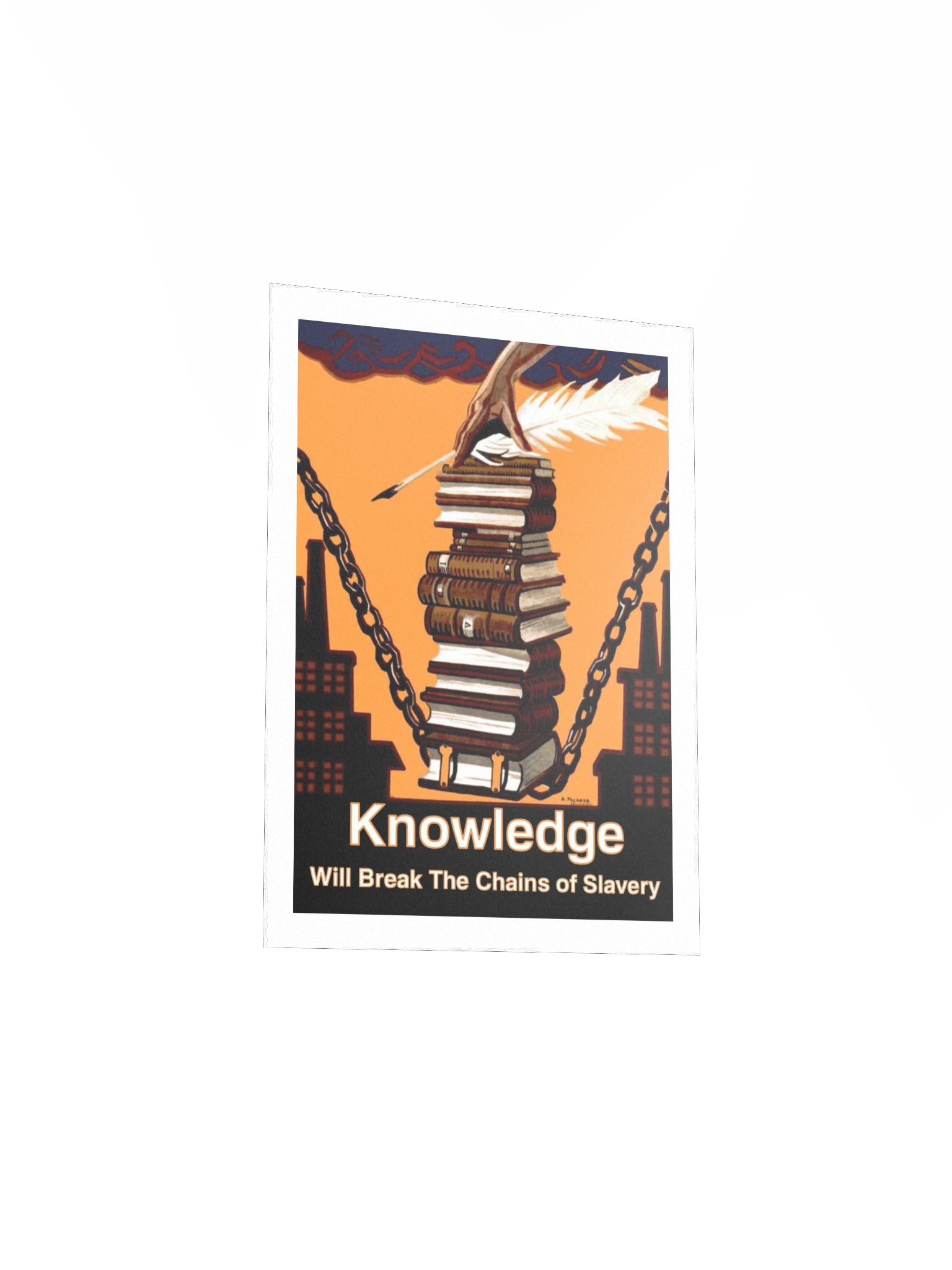 Knowledge Will Break The Chains of Slavery Poster product image (9)