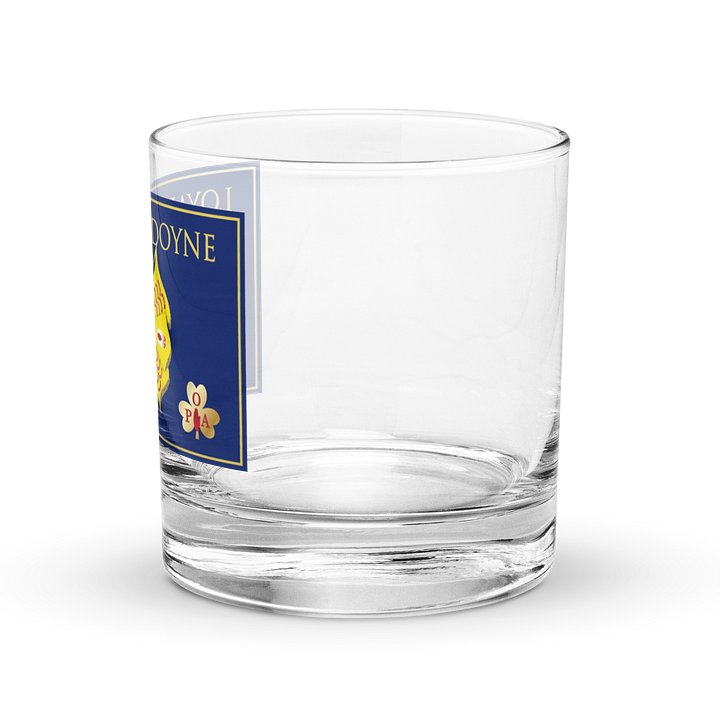 Loyalist Ardoyne Crest Rocks Glass product image (2)