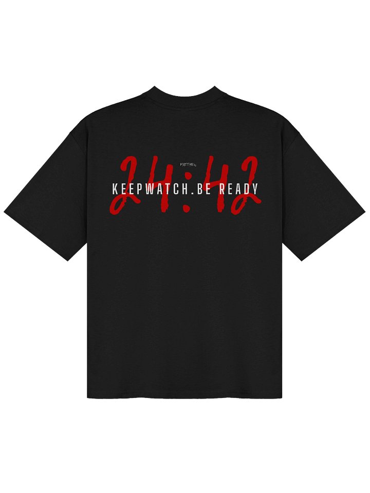 KEEP WATCHE.BE READY TEE [BLACK] product image (2)
