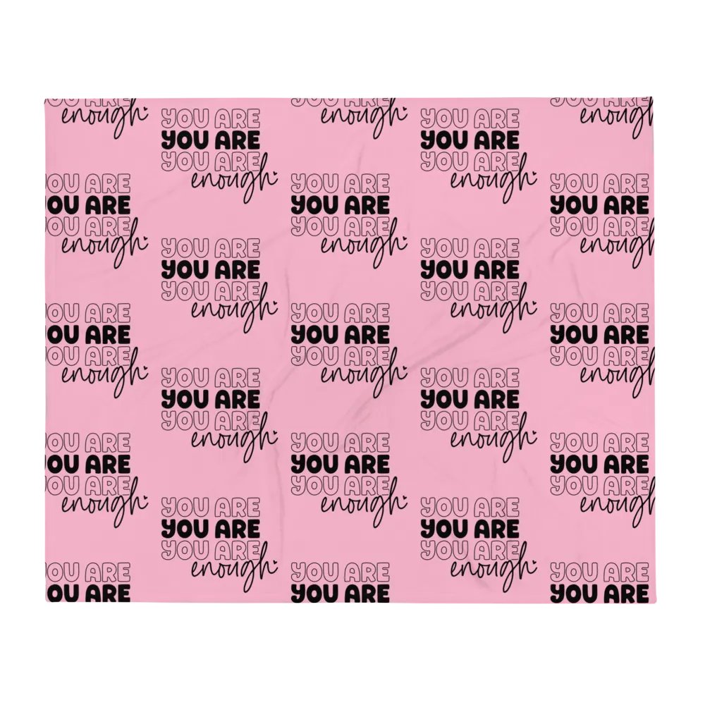 You Are Enough Blanket product image (2)