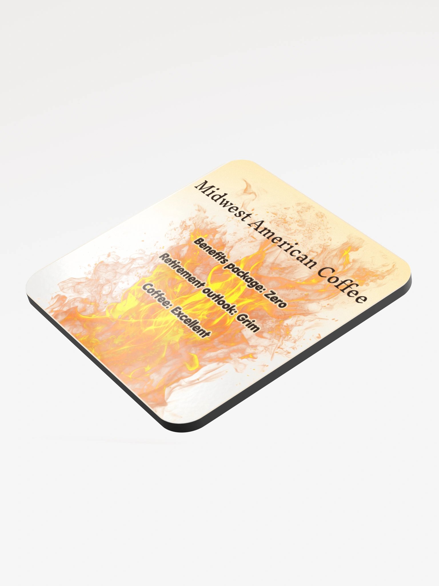 Coffee Bean Retirement Plan Coaster | Funny Coffee Coaster product image (3)