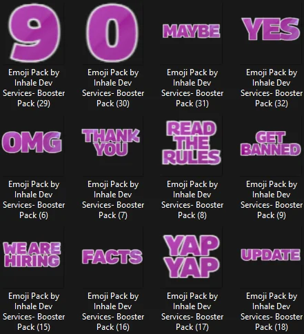 Hott Pink Word Expression Emojis product image (1)