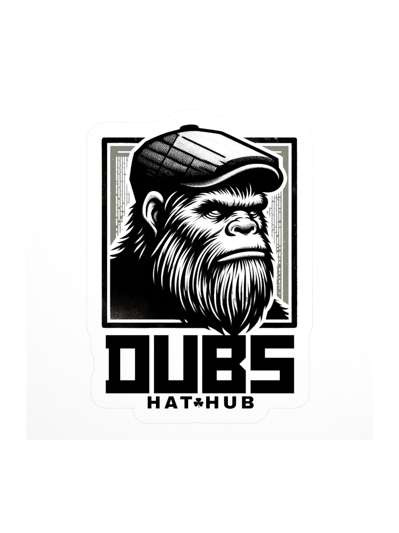 The Capped Cryptid – Dubs Hat Hub Sicker product image (2)