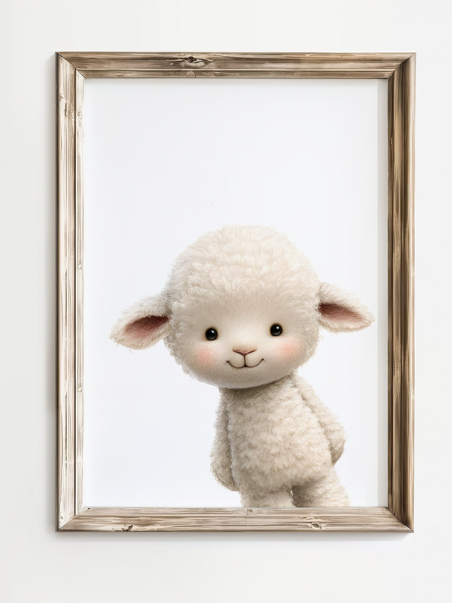 Cheekly Sheep Farm Animal Nursery Print product image (1)