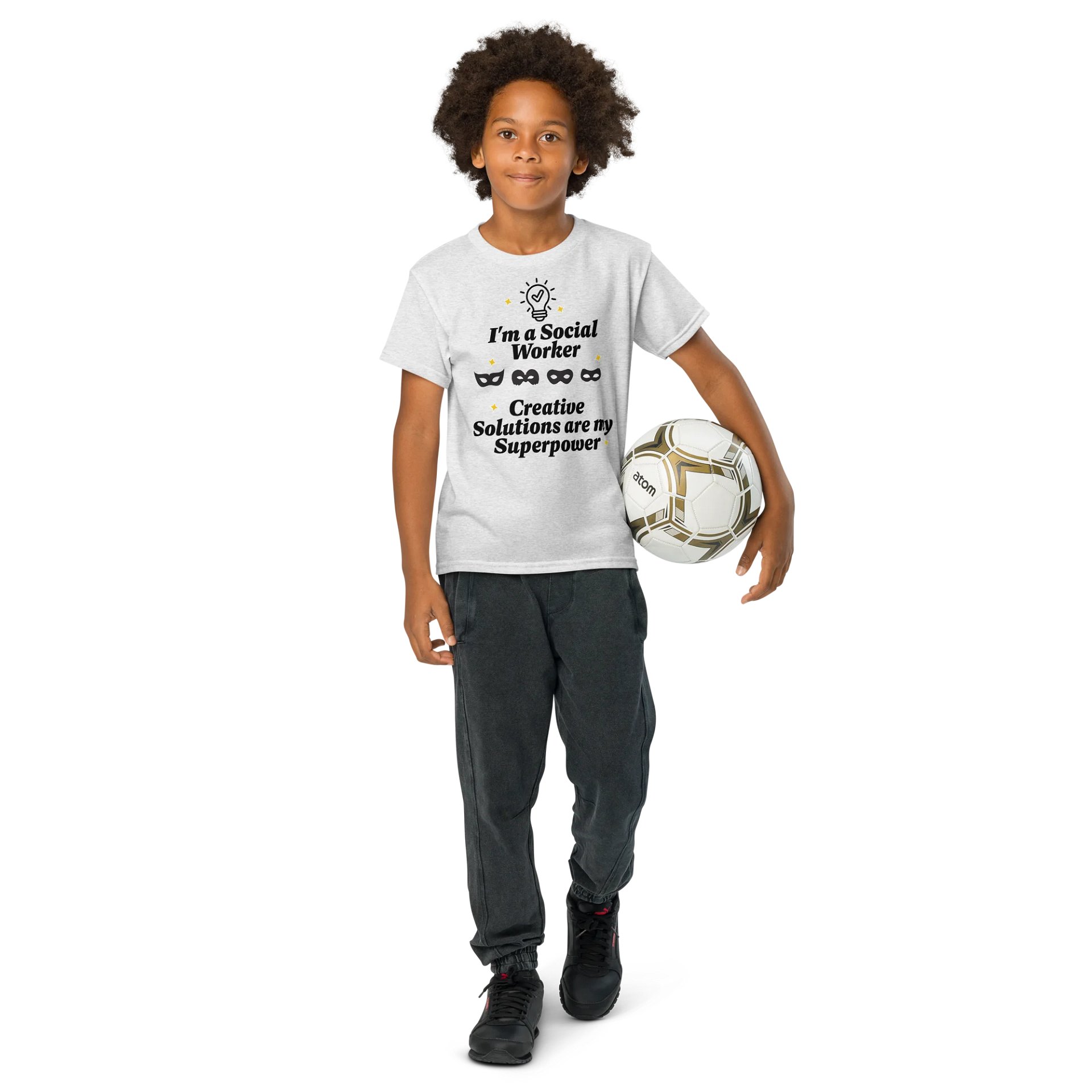 I am a Social Worker. Creative Solutions Are My Superpower Kids T-Shirt product image (6)