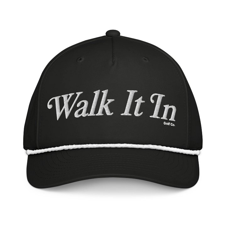 Walk It In — Classic Rope Hat (Black) product image (1)