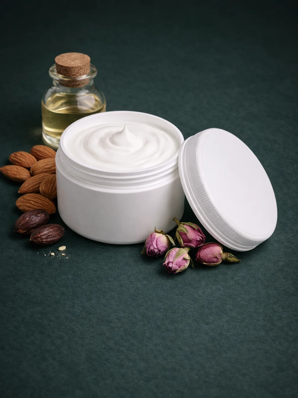 Face Cream with Jojoba oil, Almond oil and Rose Essential Oil 50g product image (1)
