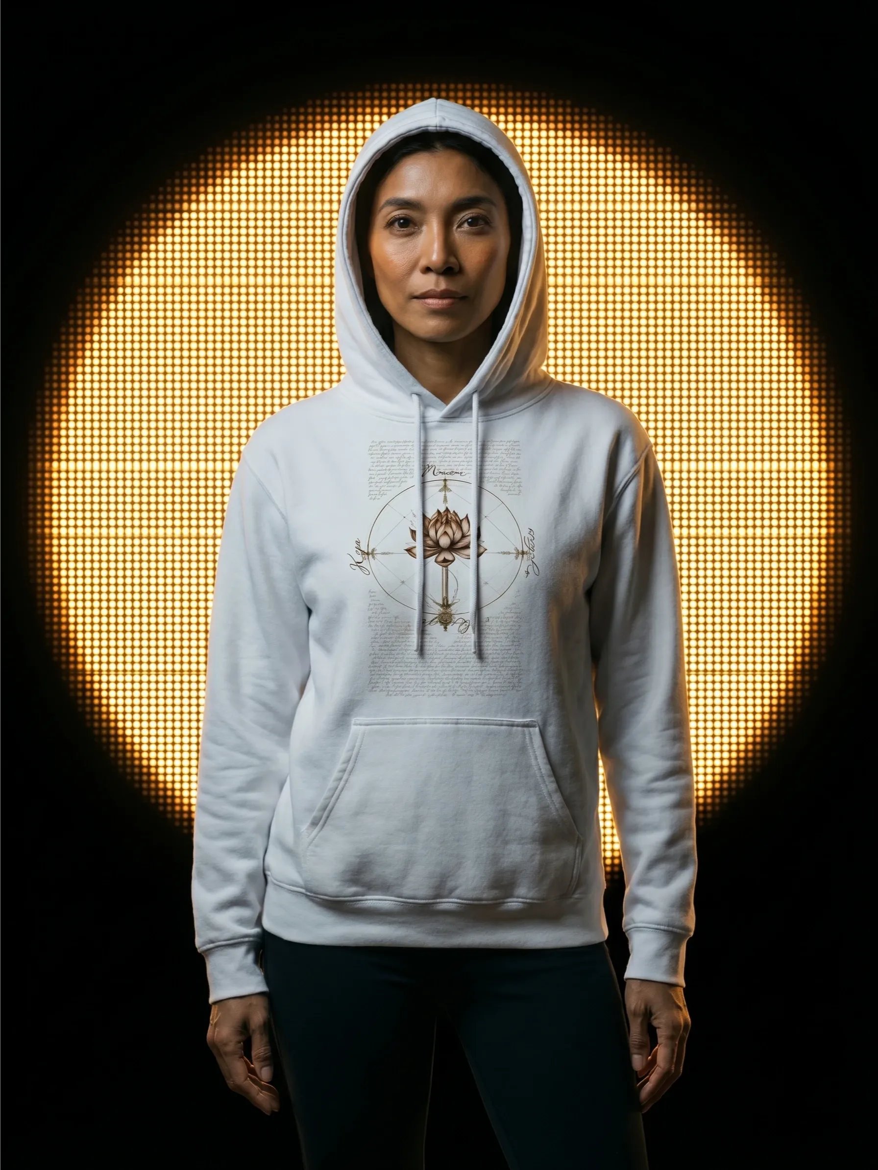 Nam Myoho Renge Kyo: Lotus da Vinci Unisex Hoodie product image (1)