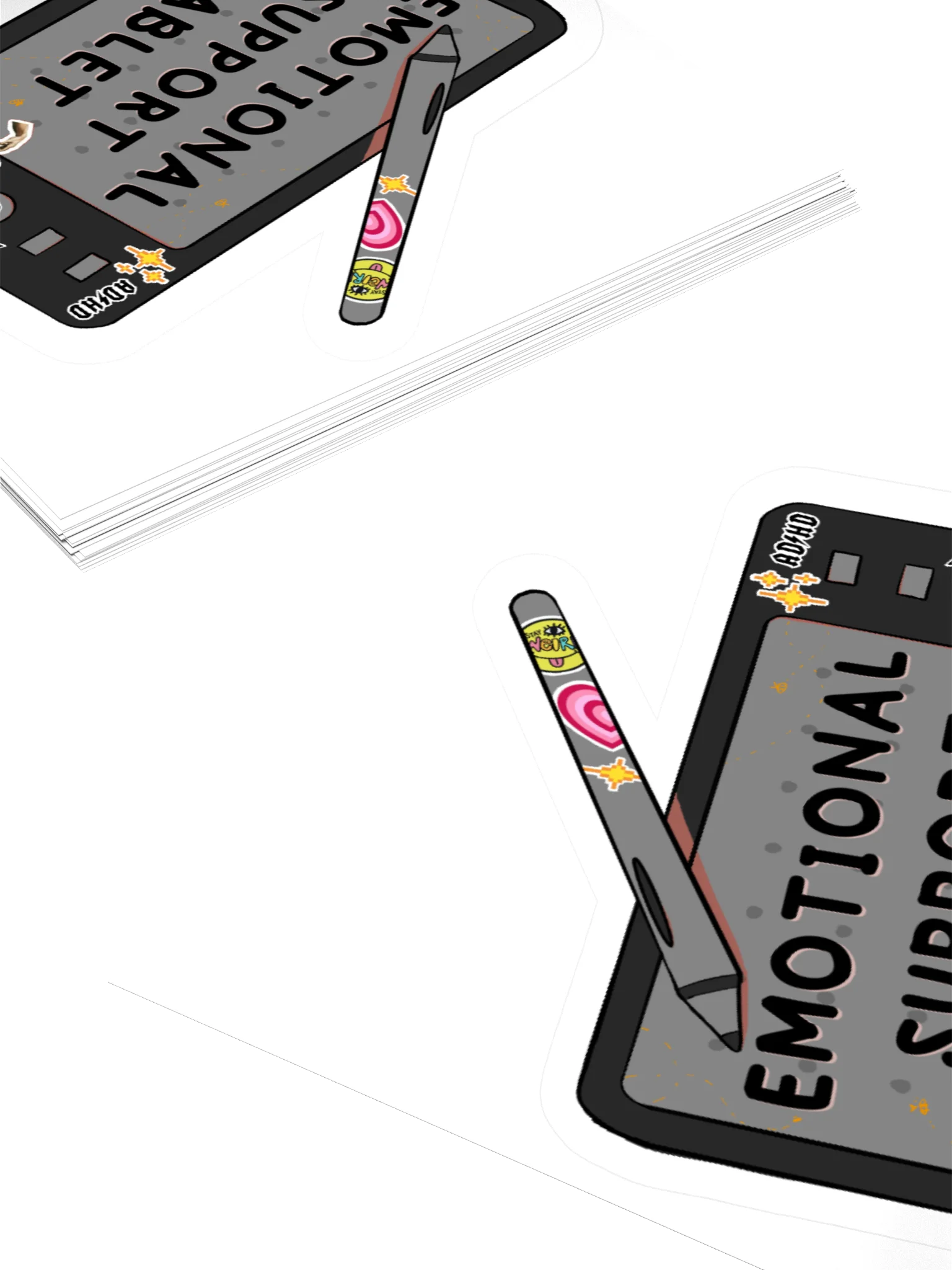 Emotional Support - Tablet // Sticker product image (5)